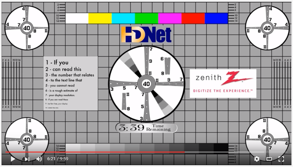 Free HDTV Calibration Procedure Audioholics